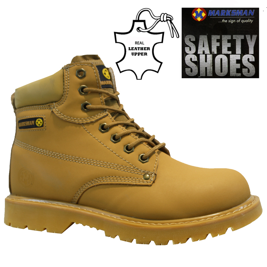 marksman steel toe cap boots